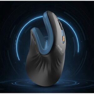 ProtoArc EM11 NL Vertical Ergonomic Mouse Black Blue Brand New in Box Wireless